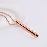 Breathing Necklace, Adjustable Breathing, Pressure Relieve Ornament, Stainless Steel Decompression Jewelry