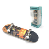 DIY Toy Skates, Park Tech, Deck Stunt Part with Metal Bracket and Bearing Wheel, Professional Finger Skateboards