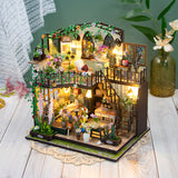 Double Layered Garden House Villa, Mini DIY Building Model