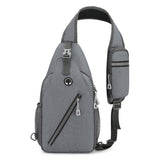 New Multifunctional Men's Shoulder Crossbody Bag, Female Hard-wearing Canvas Messenger Pouches