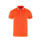 Slim Fit, Flat Knit, Casual Short Sleeve, Polo Shirt