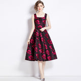 Daily Casual Wear, Western Style Evening Vest Dress