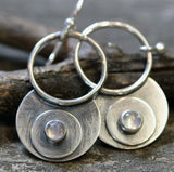 New Geometric Round Ring Earrings