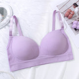 Gathering Bra T-back Suit for Women