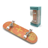 DIY Toy Skates, Park Tech, Deck Stunt Part with Metal Bracket and Bearing Wheel, Professional Finger Skateboards