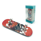 DIY Toy Skates, Park Tech, Deck Stunt Part with Metal Bracket and Bearing Wheel, Professional Finger Skateboards