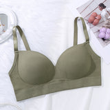 Gathering Bra T-back Suit for Women