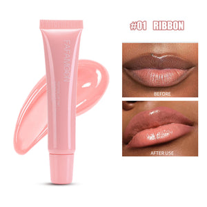 Glossy Lip Glaze, Waterproof Long Lasting Lip Gloss, Glossy Mirror Tea Red Liquid Lipstick, Doodle Lip Korean Makeup
