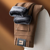 Autumn and Winter Jacquard Casual Pants for Men