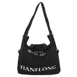 Women's Canvas Shoulder, Large-capacity Crossbody Bag