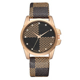 Fashion Personality Plaid, Men's Casual Watch