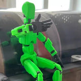 Multi-jointed Movable Shapeshift Robot 2.0, 3D Printed Mannequin, Dummy Action Model Toy Figurine