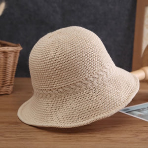 Japanese Artistic, Thin Breathable Fisherman Hat for Women