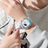 Multifunctional Students' Electronic, Luminous Casual Jelly Silicone Watch