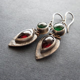 Geometric Simple Round Water Drop Inlaid Vintage Earrings