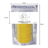 Turmeric Exfoliating Excess Oil Cleansing Pads, Compressed Facial Sponges, Skin Care Tools for Face Clogged Pores