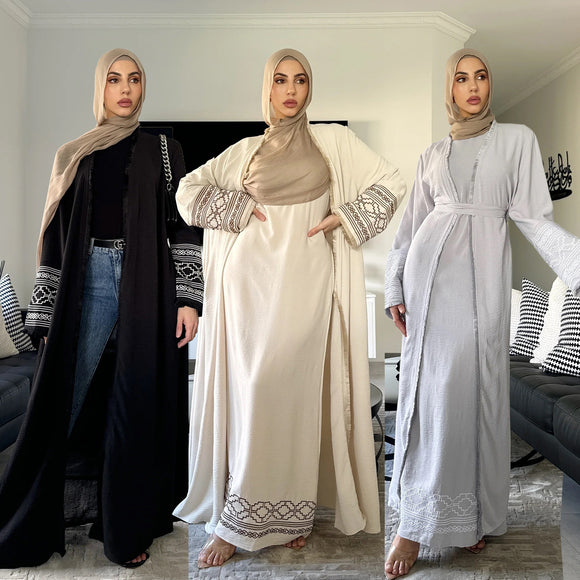 Fringe Cardigan Robe, Muslim Dress