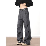 American High Street Washed Pants, Distressed Overalls