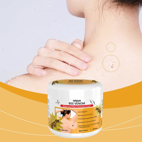 Bee Venom Gentle and Clean, Skin and Neck Cream for Warts (Pack of 2)