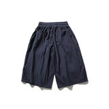 Three-dimensional Japanese-style, Retro Large Pocket Shorts