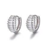 European and American INS Style, Simple Thread Croissant Earrings