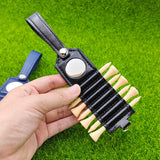 Golf Extras Storage Leather Case, Ball Nail Peg Tag, Outdoor Sports Accessories