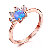 Cute Cat-claw-shaped Ring, Fashion Personality Rhinestone Women's Jewelry