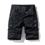 Summer Thin Men's Overalls, Cotton Multi-pocket Trousers, Teen-trend Wear-resistant Straight-leg Casual Pants
