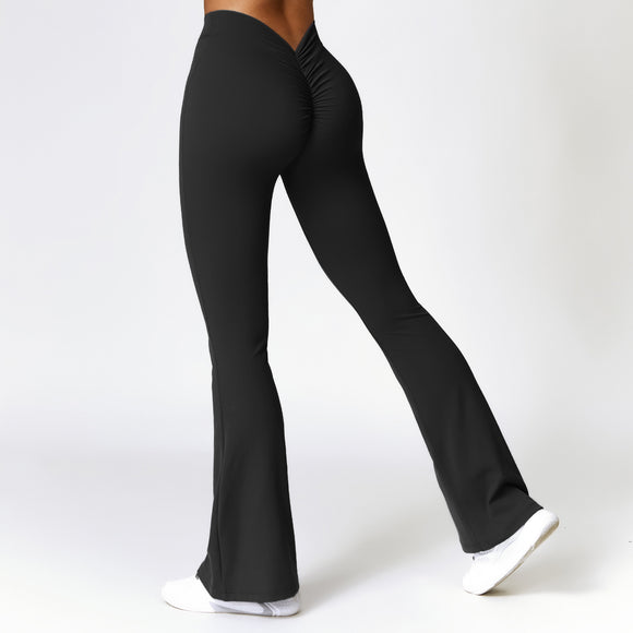 Hip Lifting Yoga Bell-bottom Pants, Fitness for Women