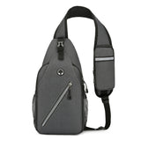 New Multifunctional Men's Shoulder Crossbody Bag, Female Hard-wearing Canvas Messenger Pouches
