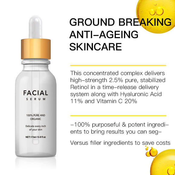 Retinol Solution for Improving Facial Beautification