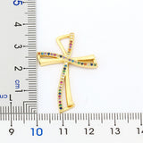 Cross Simple Fashion, Gold-plated Necklace