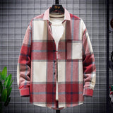 Men's Brushed, Casual Loose Fit, Long Sleeve Shirt