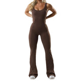Tight Casual Hollow Seamless Yoga Bodysuit