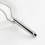 Breathing Necklace, Adjustable Breathing, Pressure Relieve Ornament, Stainless Steel Decompression Jewelry