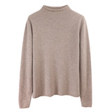 Merino Half-collar Wool Sweater for Women