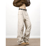 American High Street Washed Pants, Distressed Overalls