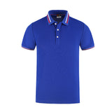Slim Fit, Flat Knit, Casual Short Sleeve, Polo Shirt