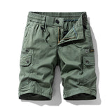Summer Thin Men's Overalls, Cotton Multi-pocket Trousers, Teen-trend Wear-resistant Straight-leg Casual Pants