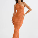Fashion Hollowed-out Knitted Dress for Women