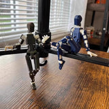 Multi-jointed Movable Shapeshift Robot 2.0, 3D Printed Mannequin, Dummy Action Model Toy Figurine