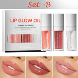 No Stain on Cup Moisturizing and Nourishing Lip Gloss 3 Pack Suit