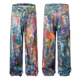 Spring New Retro Heavy Industry Loose Design Jeans