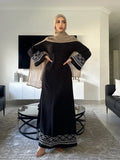 Fringe Cardigan Robe – Modest Muslim Women’s Outerwear