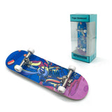 DIY Toy Skates, Park Tech, Deck Stunt Part with Metal Bracket and Bearing Wheel, Professional Finger Skateboards
