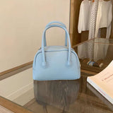 Women's Fashion, Simple Lychee Pattern, Portable Shoulder Messenger Bag