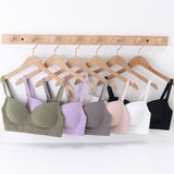 Gathering Bra T-back Suit for Women