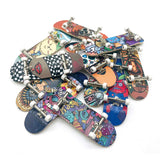 DIY Toy Skates, Park Tech, Deck Stunt Part with Metal Bracket and Bearing Wheel, Professional Finger Skateboards