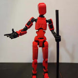 Multi-jointed Movable Shapeshift Robot 2.0, 3D Printed Mannequin, Dummy Action Model Toy Figurine