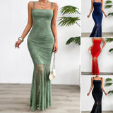 Spring Summer Slim-fit, Lace Sling Dress